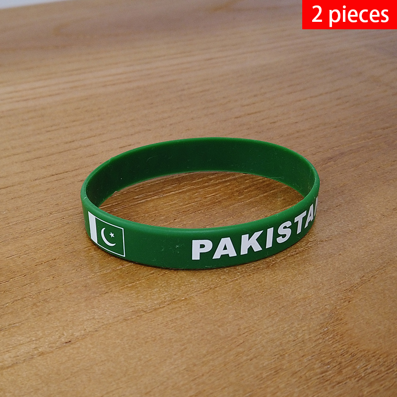 Men Accessories Pakistan - باكستان العلم الوطني الأساور للرجال والنساء
