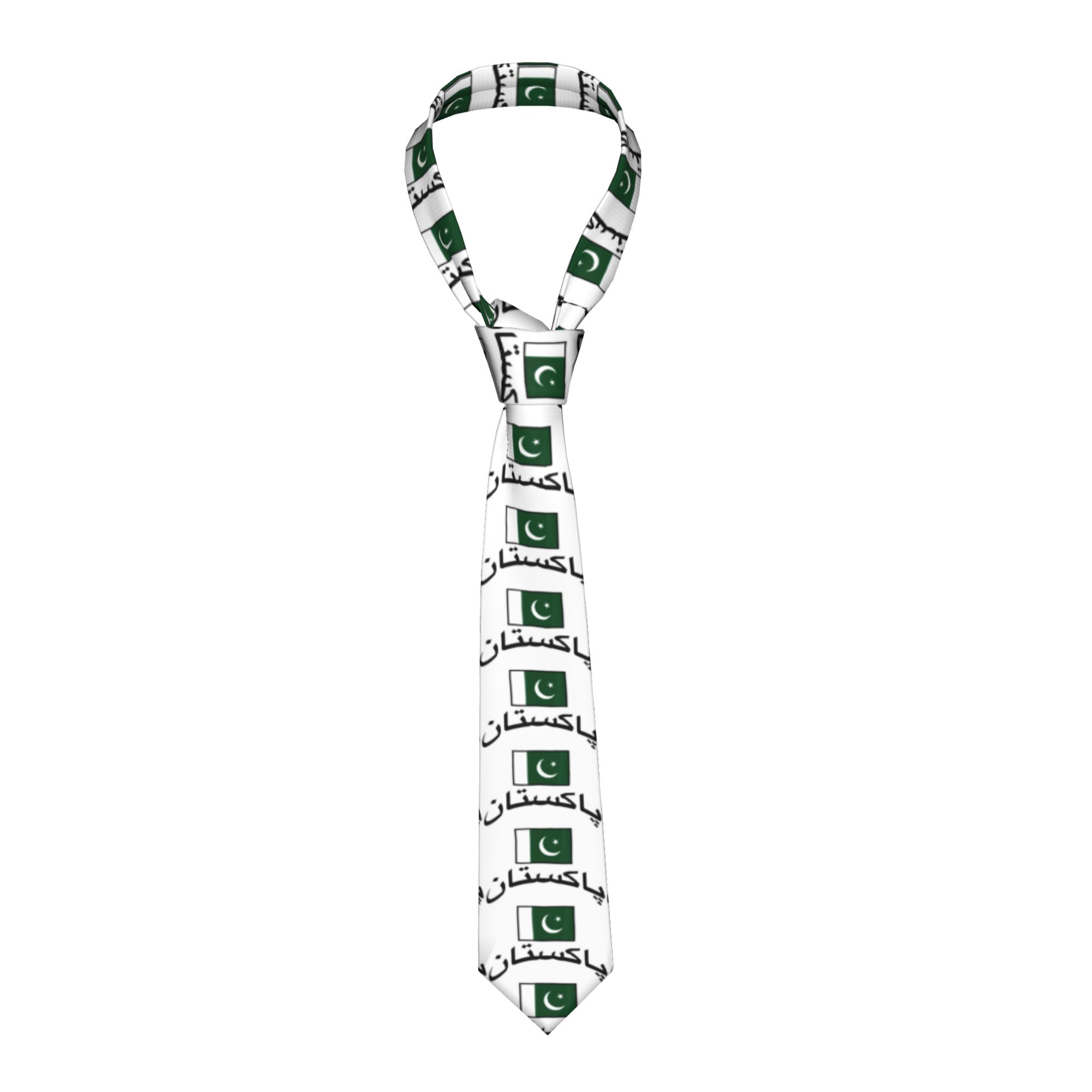 Men Accessories Pakistan - ربطة عنق رجالية أنيقة بتصميم علم