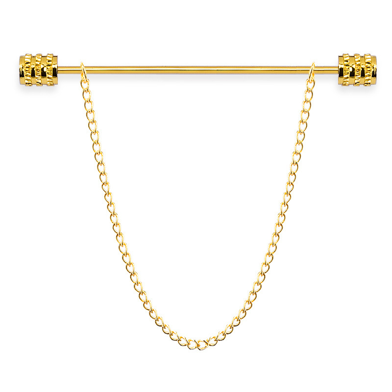 Men Accessories For Gift - دبوس زينة جديد للرجال للقميص، مشبك