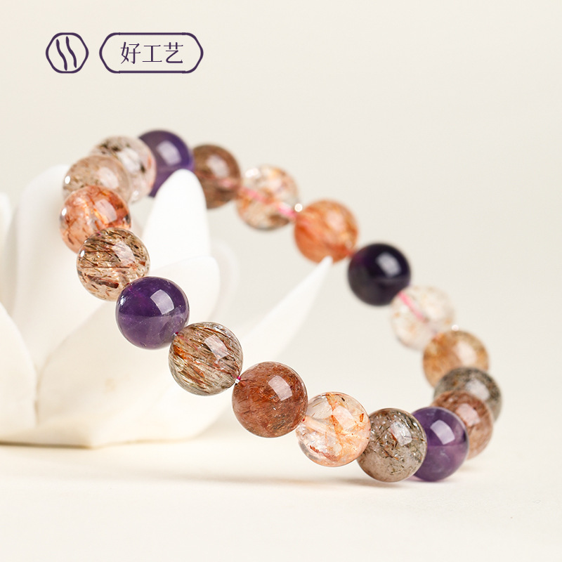 سوار من الكريستال الطبيعي سوبر - مراجعة Bead Bracelet Men وسعره