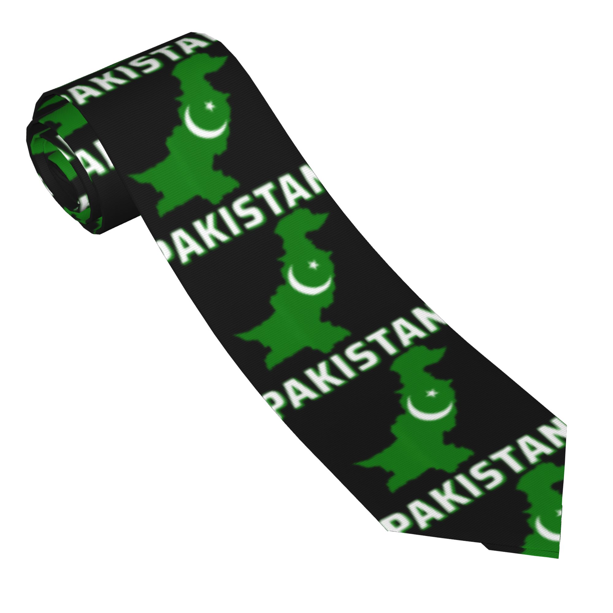 ربطة عنق رجالية بعلم باكستان،  - مراجعة Men Accessories Pakistan وسعره