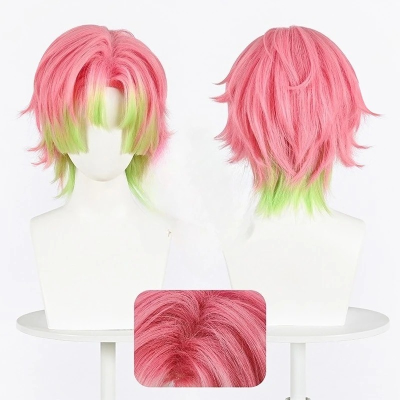 Kanroji Mitsuri شعر مستعار تأث - مراجعة Men Accessories For Suit وسعره