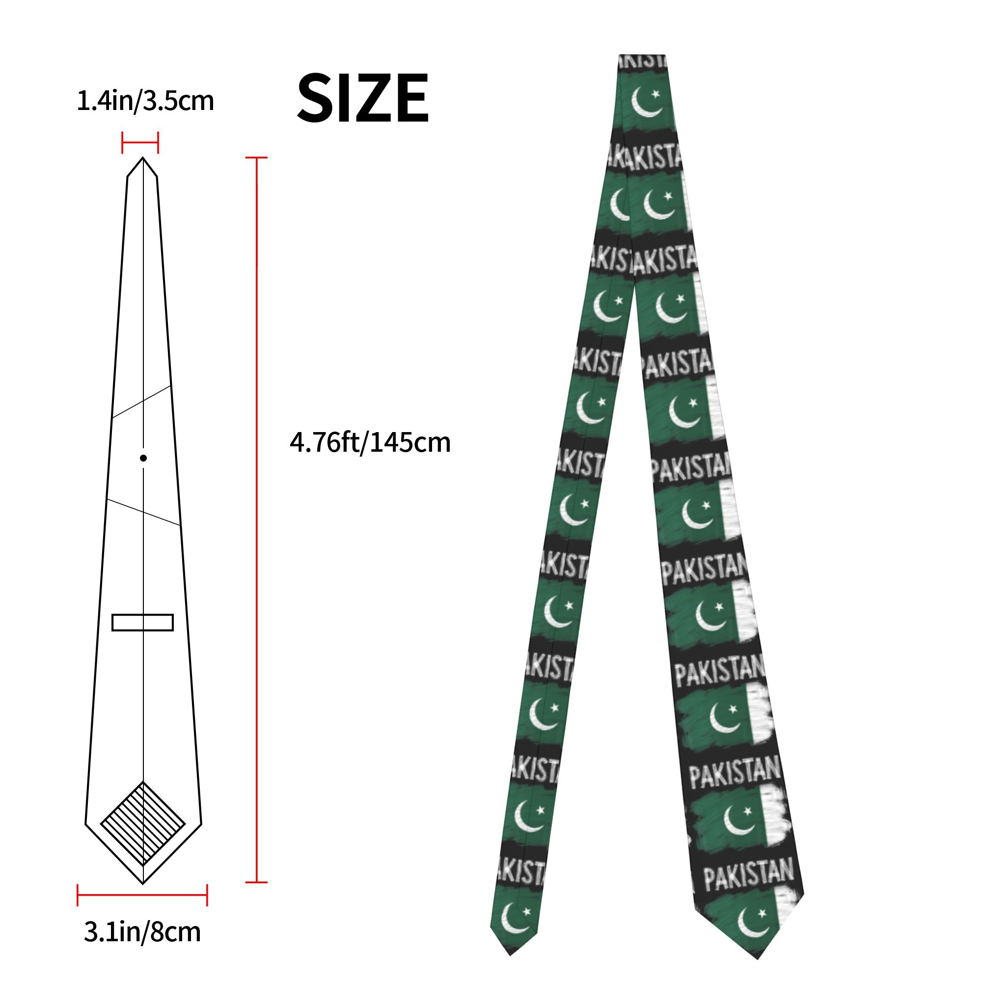 ربطة عنق كلاسيكية بتصميم علم ب - مراجعة Men Accessories Pakistan وسعره