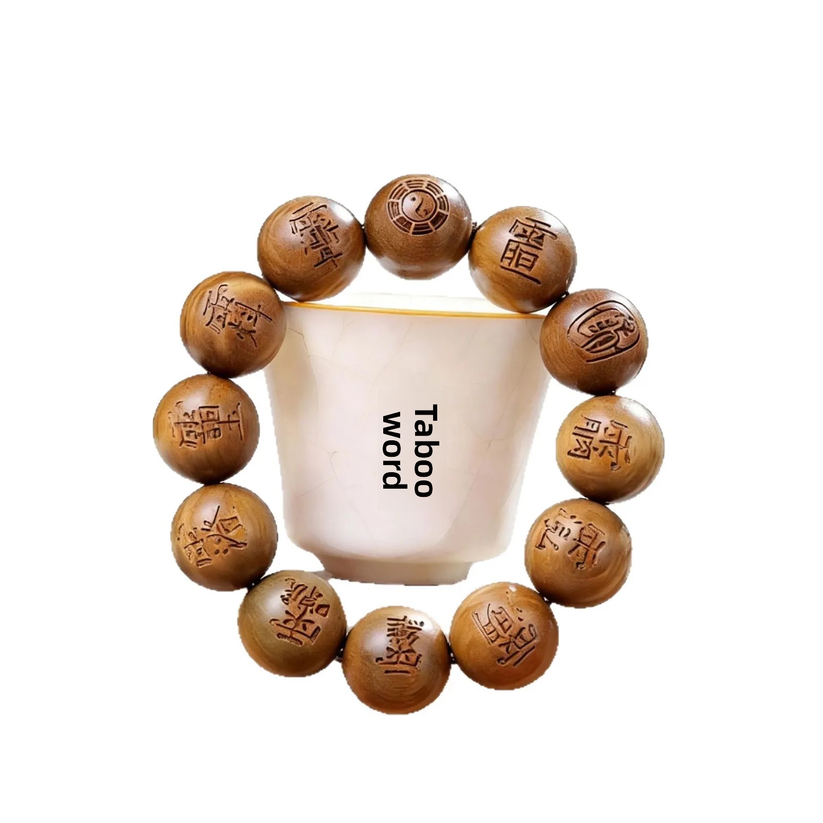 سوار فاخر من خشب الصندل الأخضر - مراجعة Bead Bracelet Men وسعره