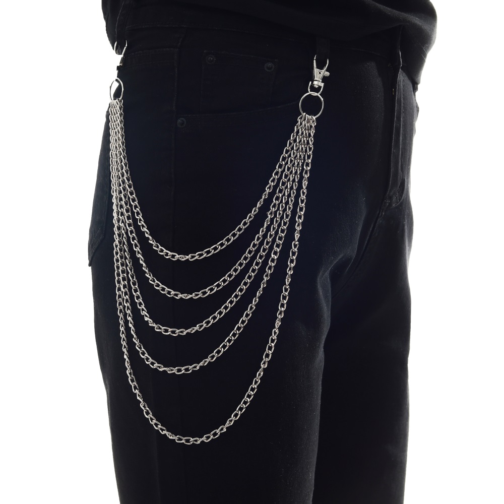 فاسق سلسلة على الجينز السراويل - مراجعة Men Accessories Aesthetic وسعره
