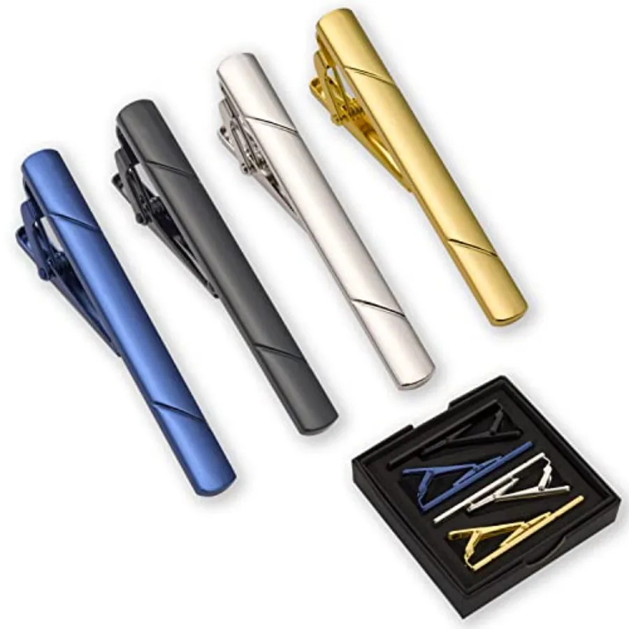 4 قطع مشابك ربطة عنق للرجال مع - مراجعة Men Accessories For Gift وسعره