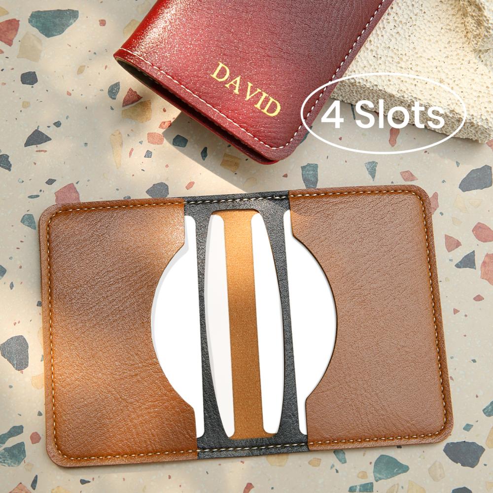 محفظة بطاقات جلدية مخصصة بحجم  - مراجعة Bifold Leather Wallet وسعره