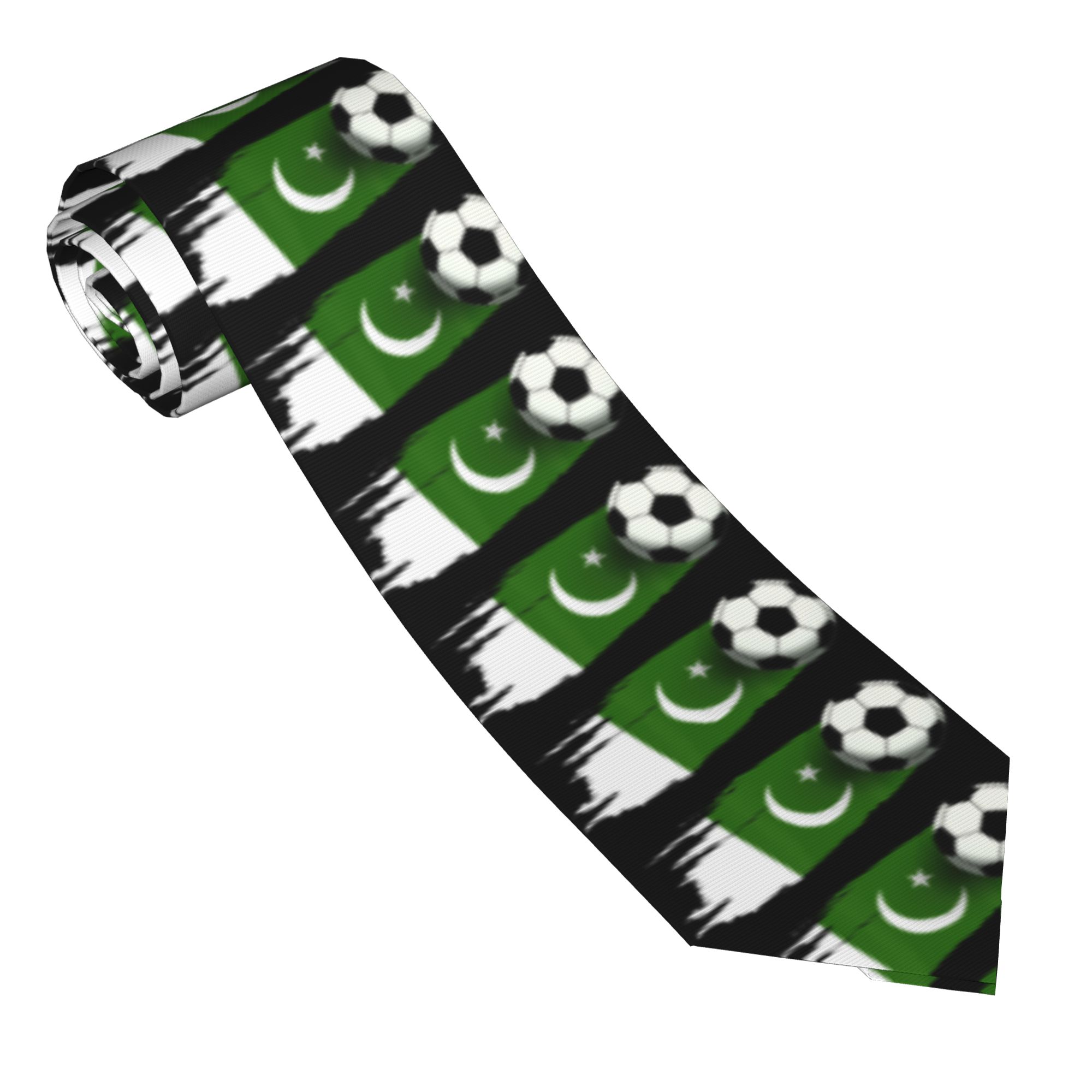 ربطة عنق رجالية بتصميم علم باك - مراجعة Men Accessories Pakistan وسعره